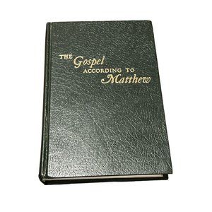 The Gospel According To Matthew Volume One Ch 1-5 1971 Oliver Greene Commentary